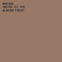 #987968 - Almond Frost Color Image